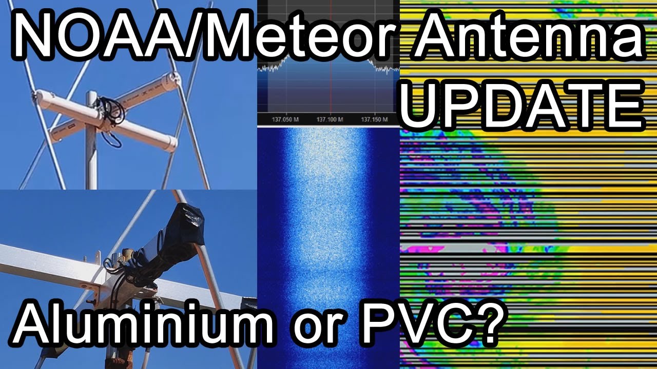 NOAA/Meteor SDR Antenna TESTING/RESULTS (Aluminum/PVC, Sawbird Amplifier)