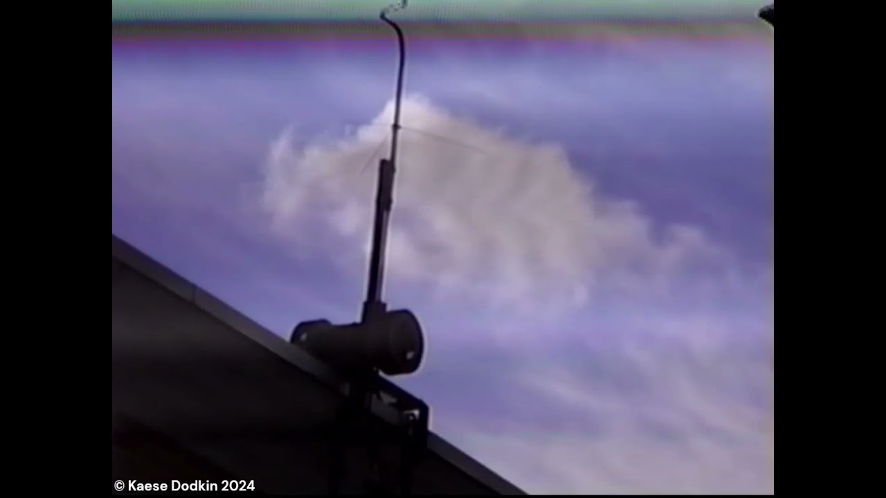 Canadian Line Materials Type 5261 Air Raid Siren Fast Wail Test. Arnprior, Ontario, Canada (VHS)