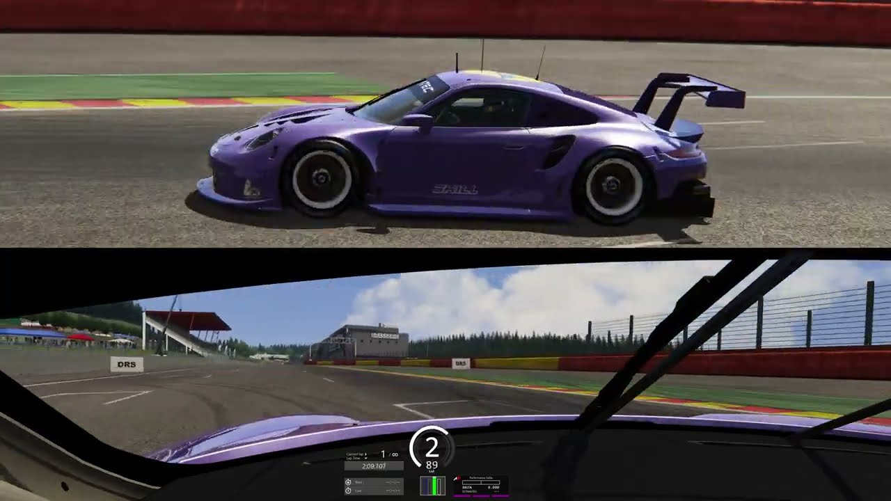 2:12:999 Porsche RSR 2017 Spa-Francorchamps Assetto Corsa + Setup