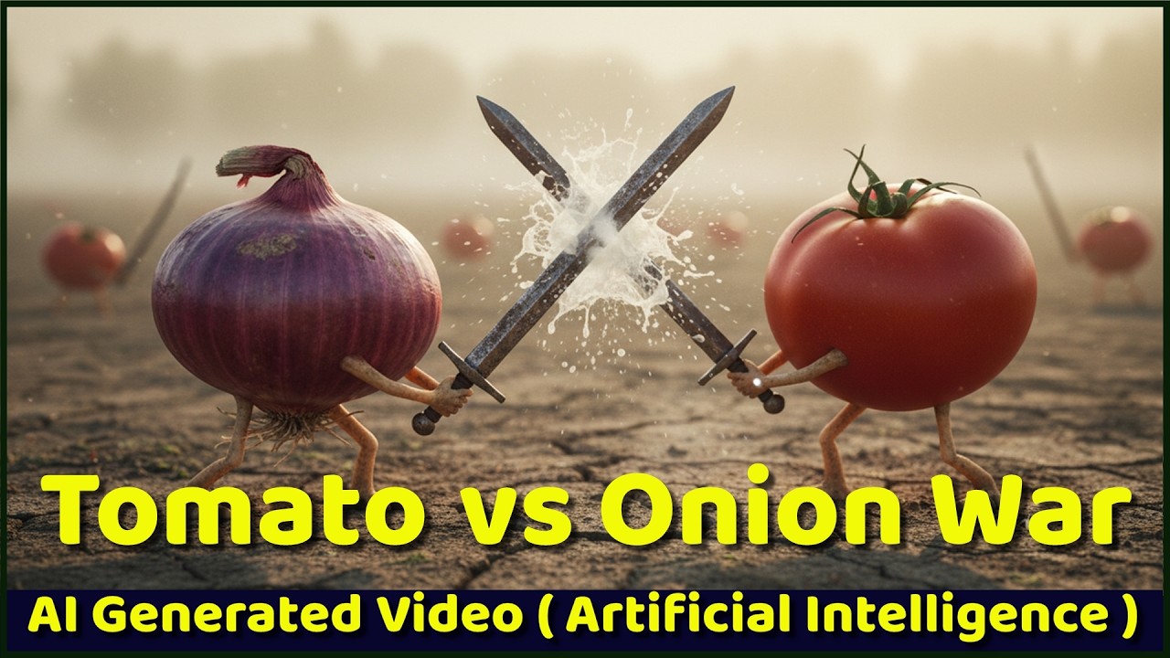 Помидор против Лука | Tomato vs Onion: War Destroys | Peace Grows 🍅🧅