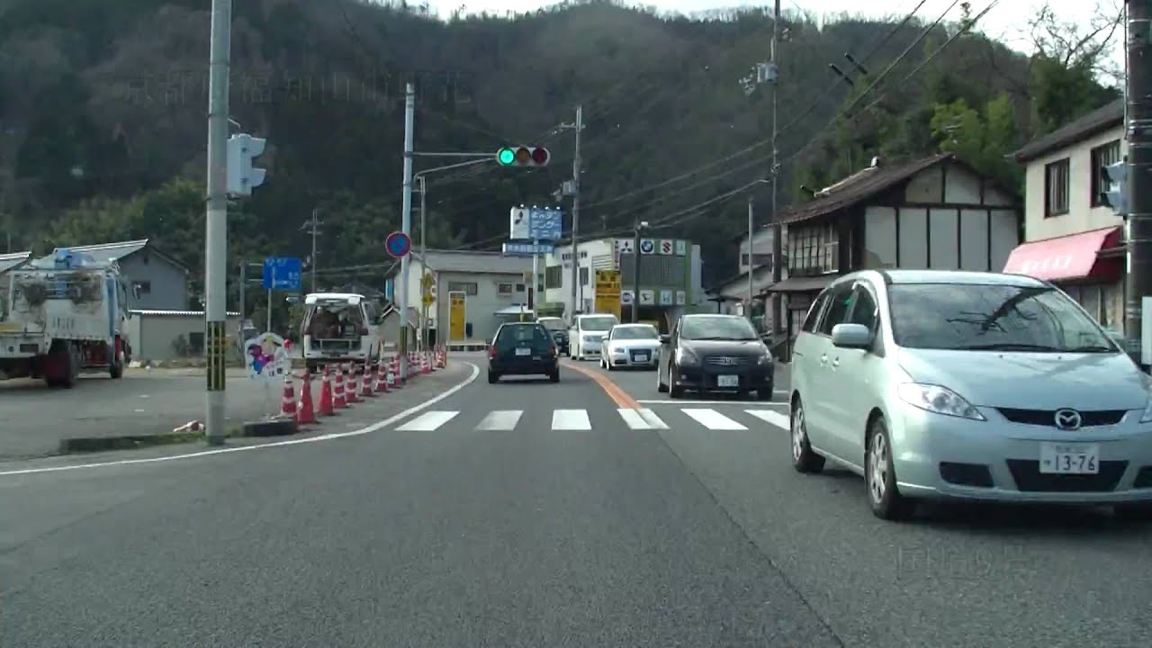 【丹波ドライブ】　野花交差点→卵かけご飯専門店「但熊」前