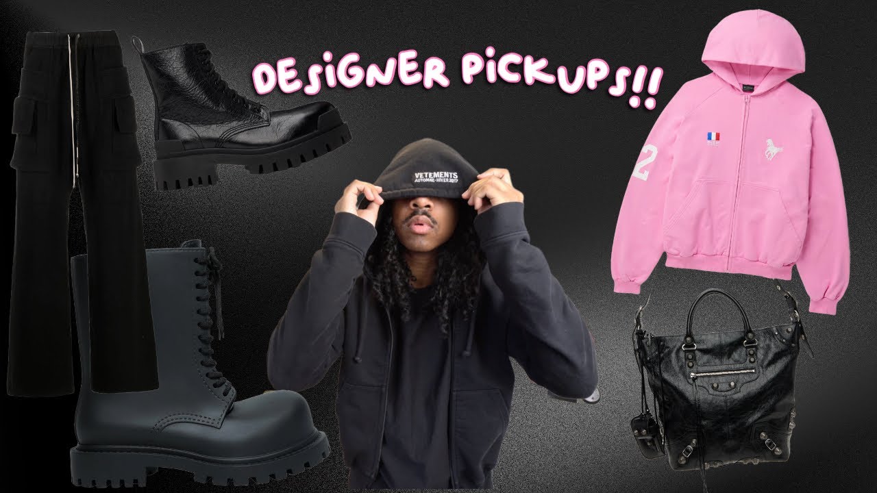 $25,000 designer pickups - haul!? | Rick Owens , Chrome Hearts , Vetements + MORE