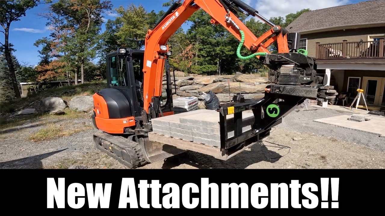 Patio Build With New Steelwrist Tiltrotator Attachments!! Part 2 of 3