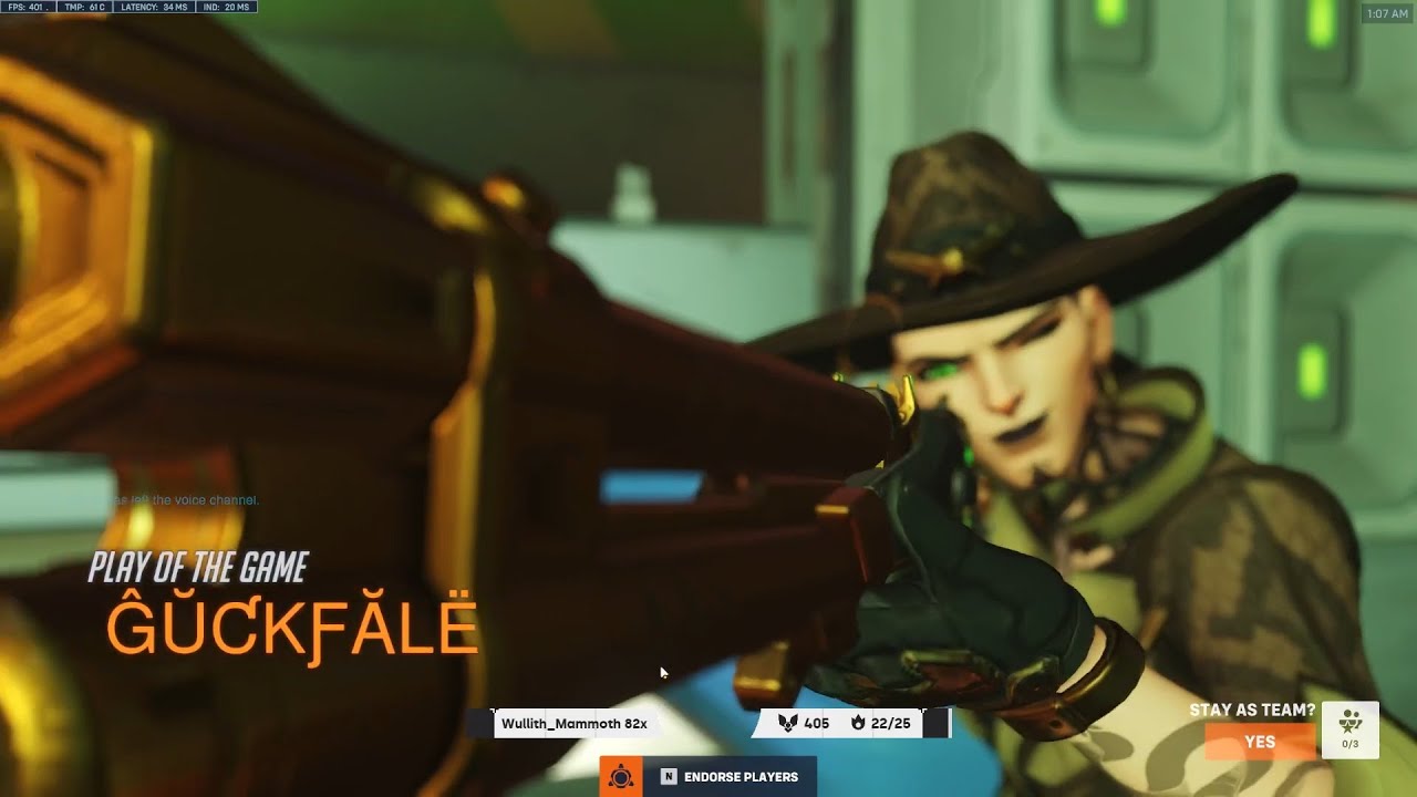 POTG! 19 тыс. урона! Гейл доминирует за Эша — OVERWATCH 2, 8-й сезон, топ-500 игрового процесса