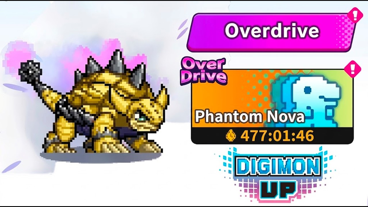 QUE VAUT LE NOUVEL OVERDRIVE : PHANTOM NOVA ?! 🤔💽 | DIGIMON UP