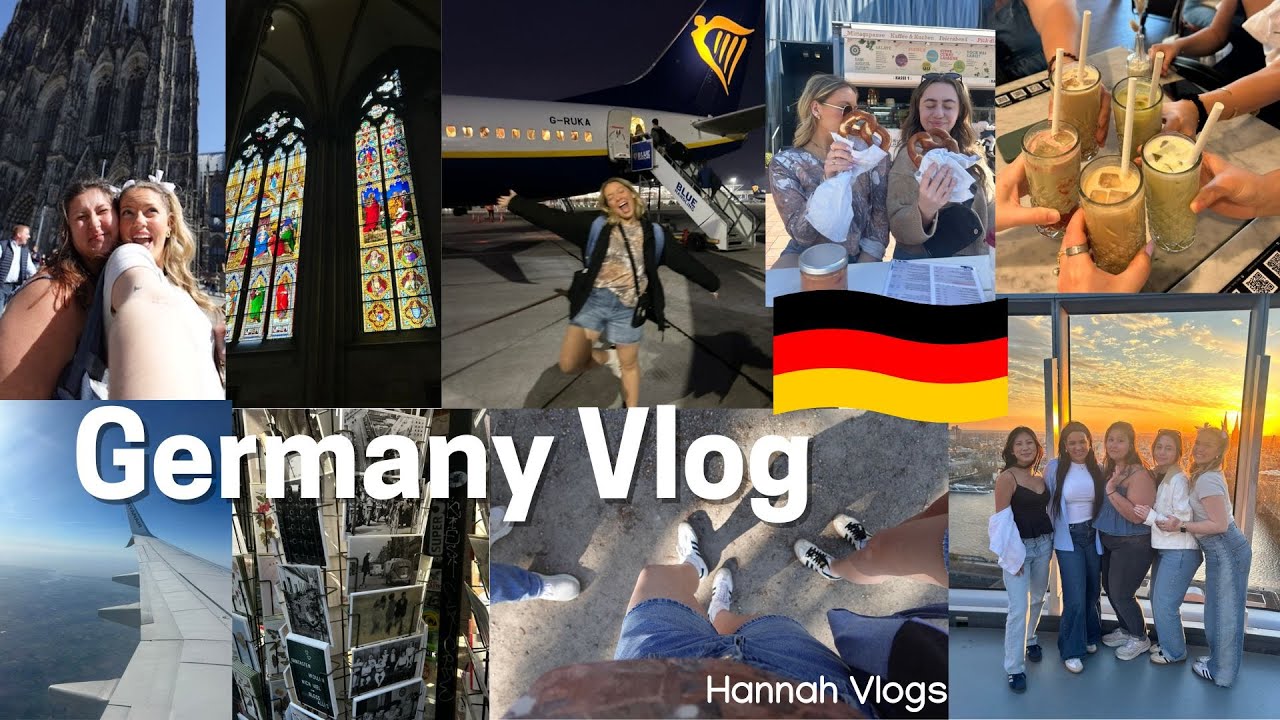 Germany Vlog || Late-night karaoke, sleeping in airport, chocolate factory, mime on street, FOOD