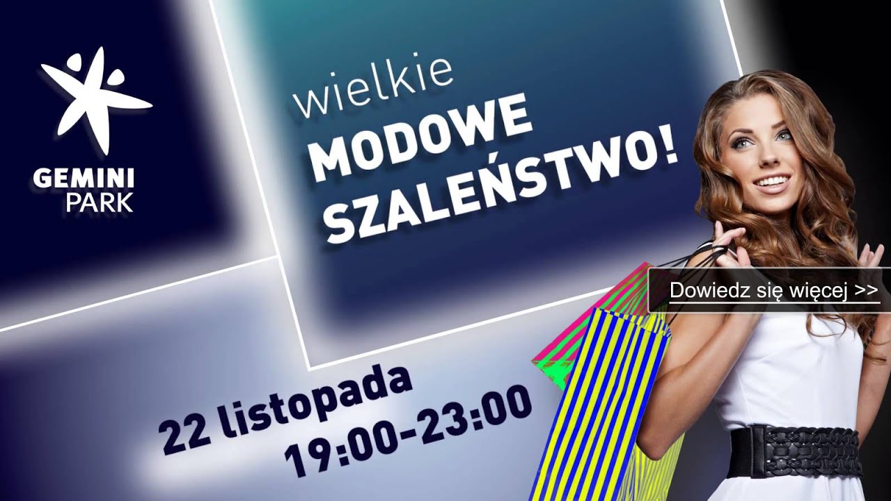 Noc zakup&oacute;w w Gemini Park Tarn&oacute;w