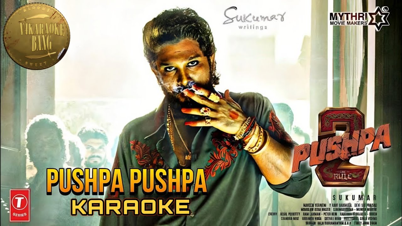 PUSHPA PUSHPA - Karaoke HQ | High Quality Instrumental | Pushpa 2 | Allu Arjun | V4 Karaoke Bang