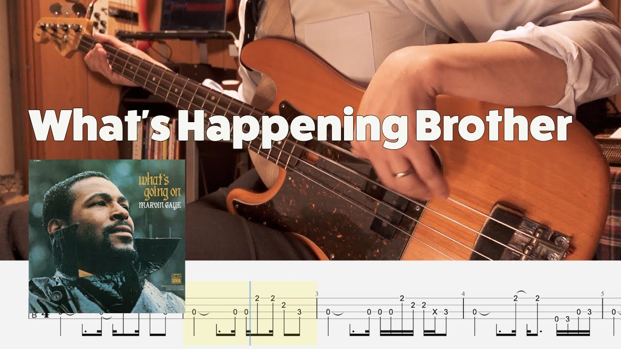 What's Happening Brother - Marvin Gaye (Bass Cover with Tab)