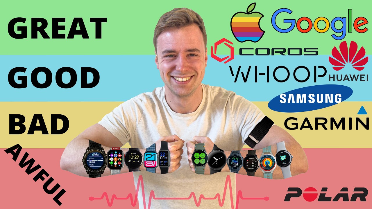 Best Smartwatch for Heart Rate: Scientific Review - 12 Smartwatches Tested on my Colleague Raphael