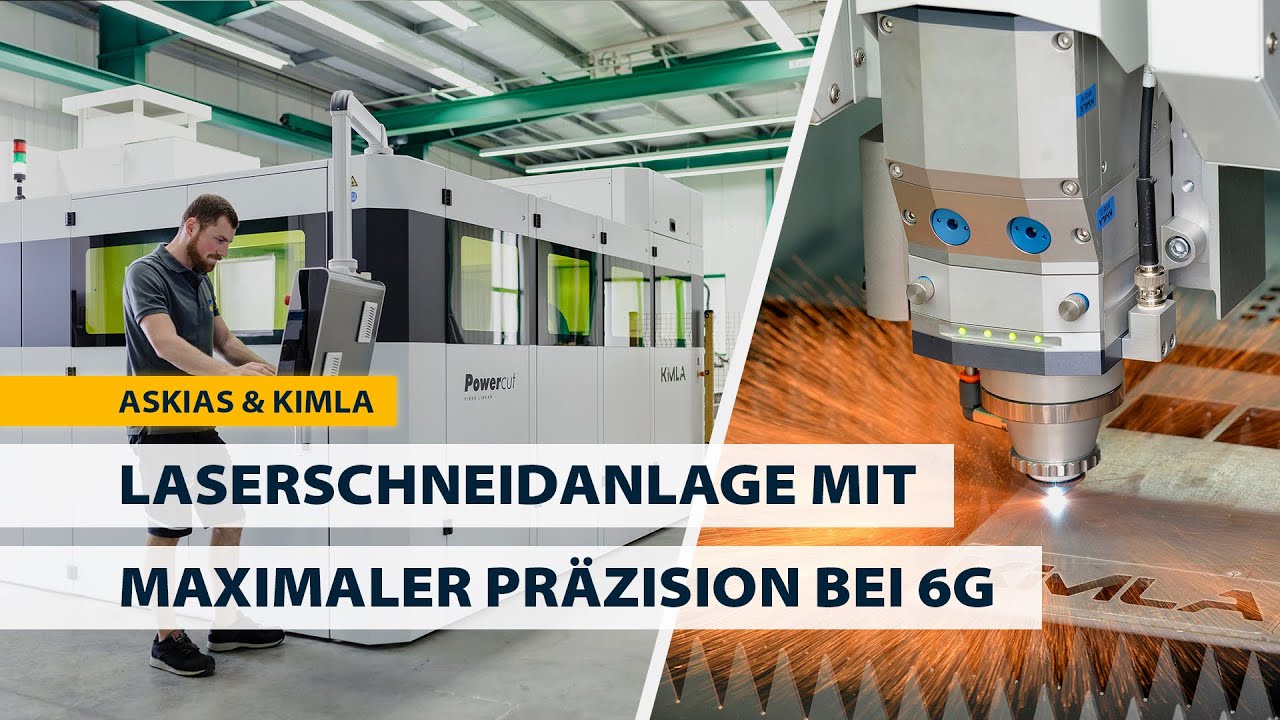 KIMLA Laserschneidanlagen: 6g Beschleunigung | Faserlaser | maximale Effizienz und Präzision