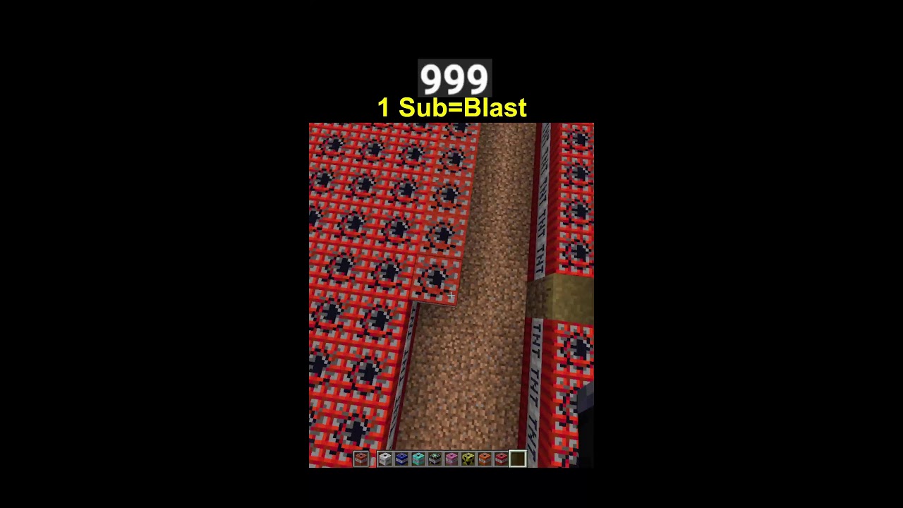 Minecraft Tnt Blast #shorts