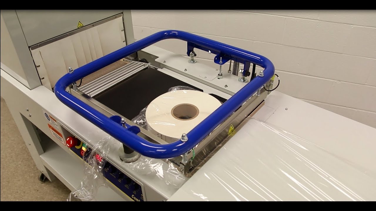 Clamco 120C & 240C Combo Shrink Wrap System combines an L-Bar Sealer with a Shrink Tunnel