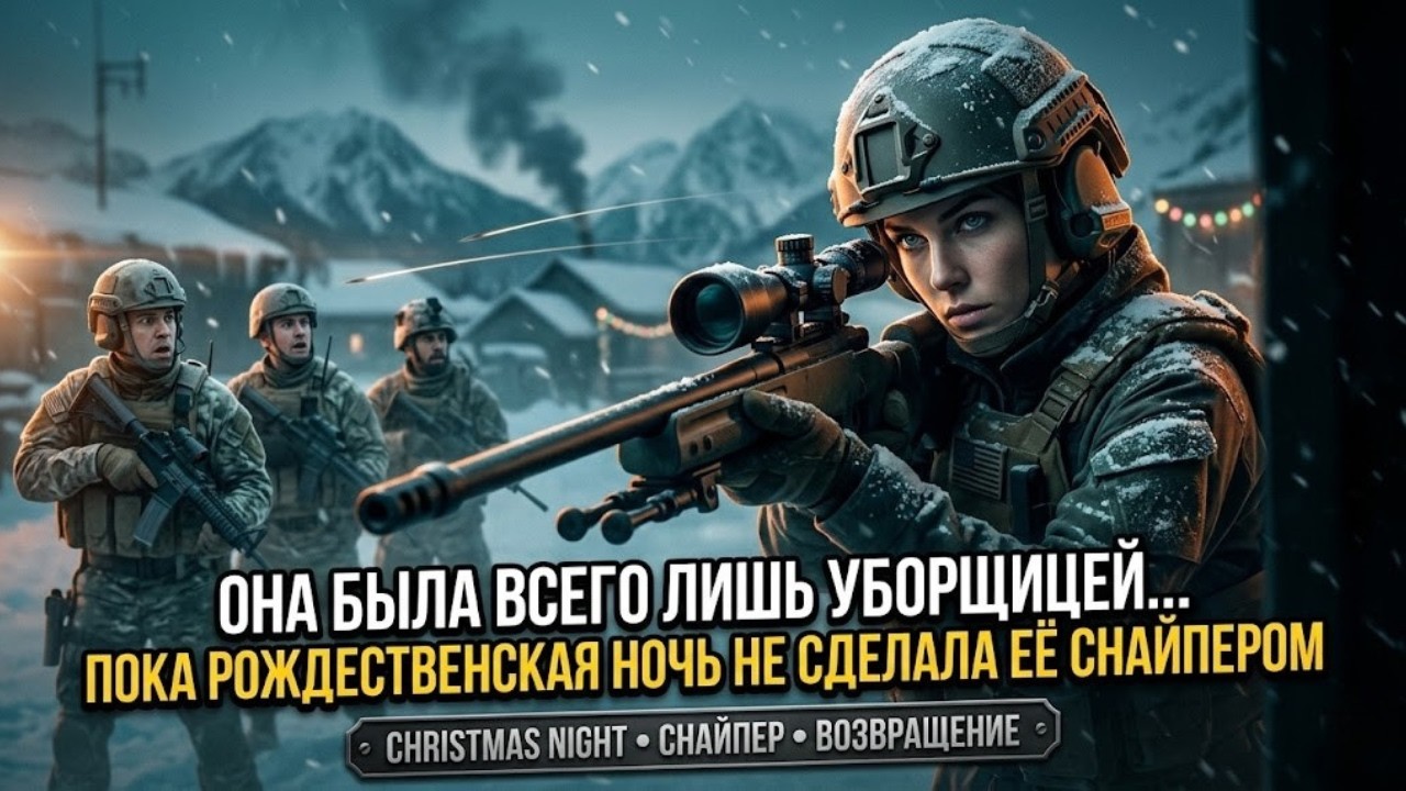 Она работала уборщицей — пока в рождественскую ночь не пришлось взять винтовку и прикрыть своих.