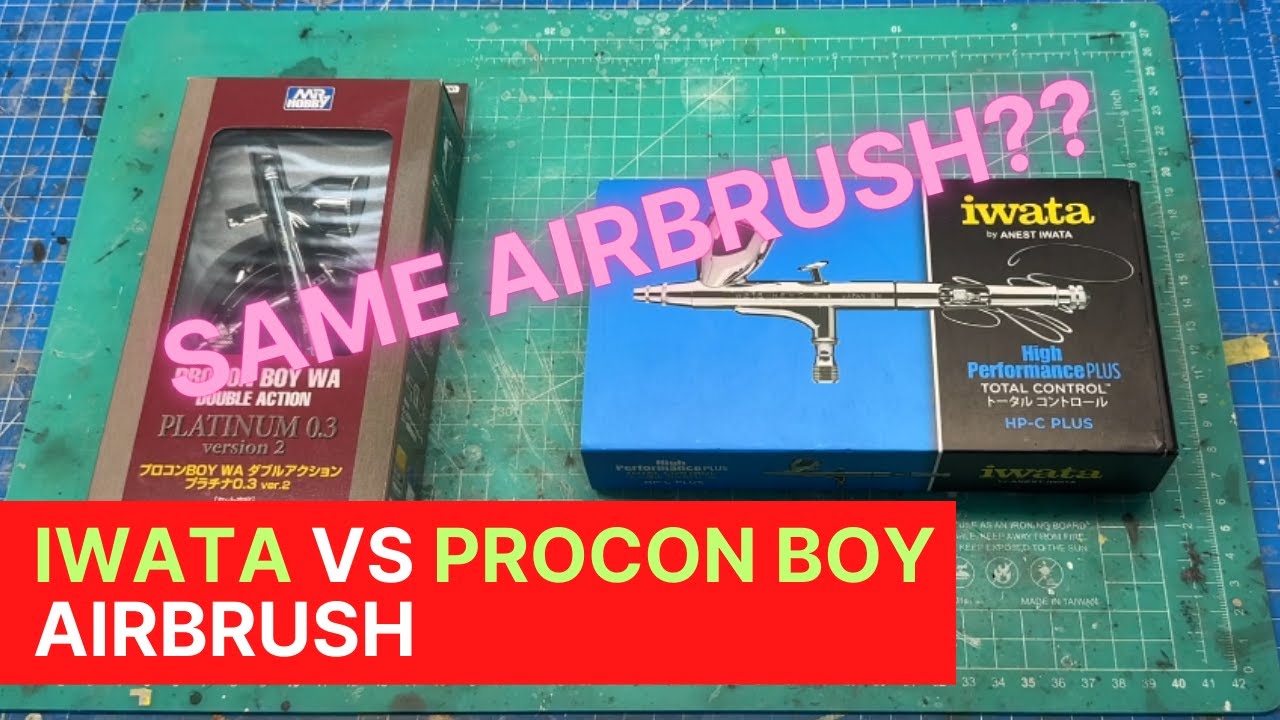Iwata vs Mr. Hobby Procon Boy Airbrush