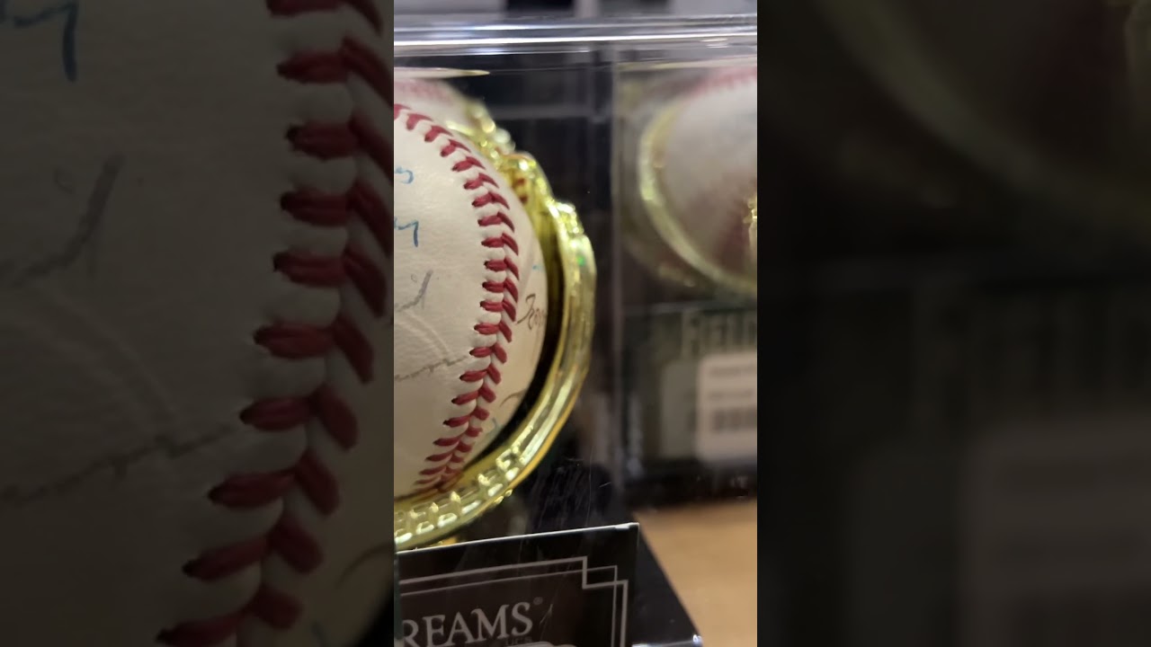 Signed Mickey Mantle Baseball & Joe DiMaggio at Field of Dreams Store at Forum Shops Las Vegas