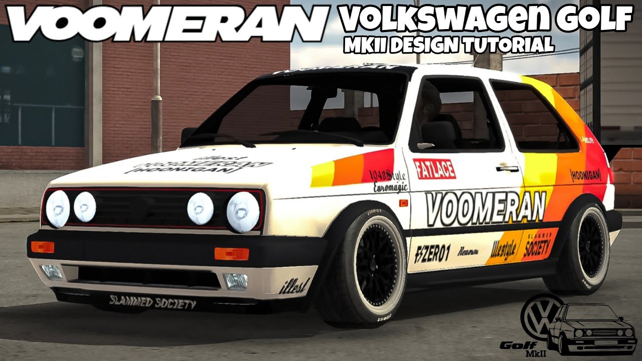 Voomeran Volkswagen Golf MkIl Design | Car Parking Multiplayer