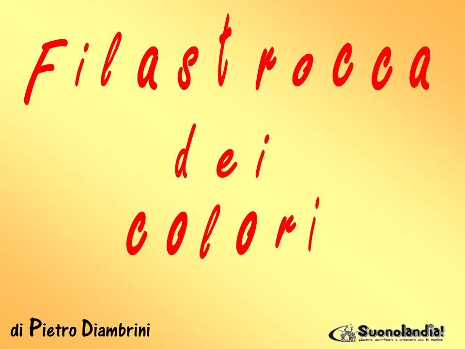 FILASTROCCA DEI COLORI - Canzoni per bambini di Pietro Diambrini
