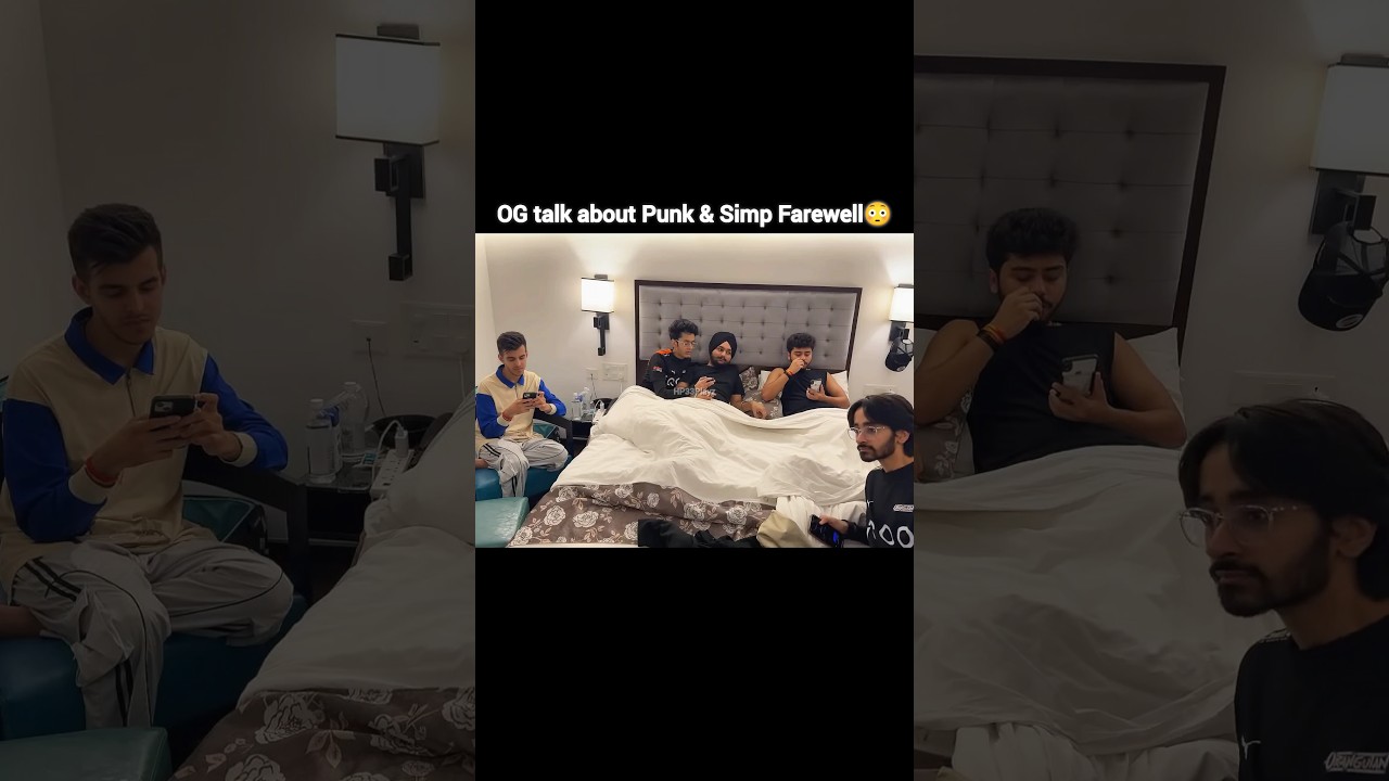 OG boys on Punk & Simp Farewell🥲#og #punk #simpgaming