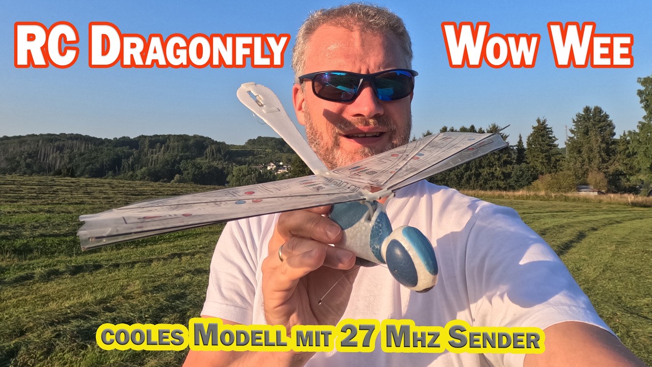 Die coole RC Dragonfly Wow Wee Bionic von Flytec - TOP 10 Spielzeug 2007  Wie fliegt man sie?