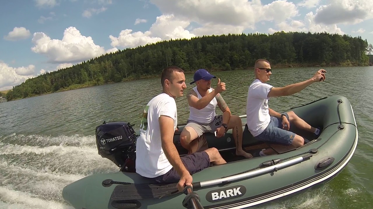 wiory zapora ponton bark bn 360 s , Tohatsu 20hp 2018