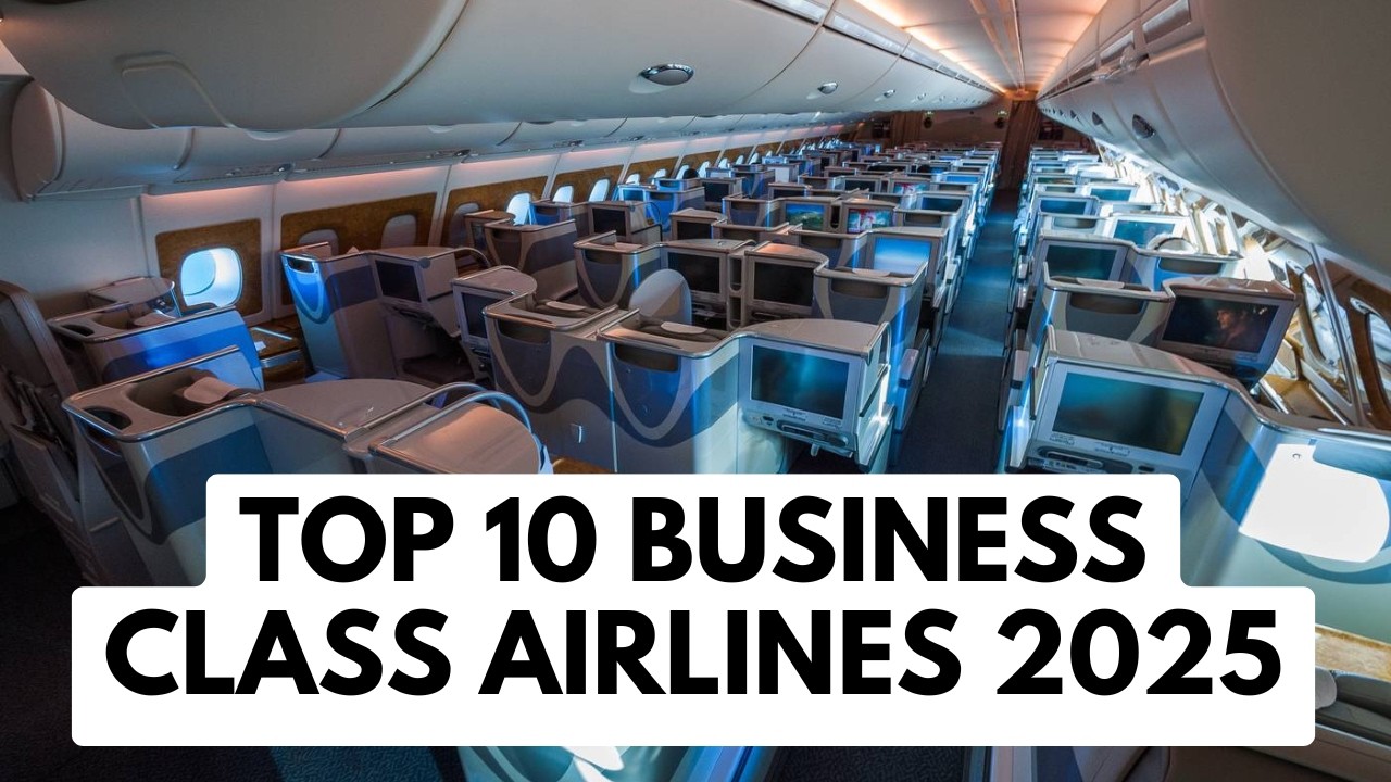 Top 10 BUSINESS CLASS airlines in 2025