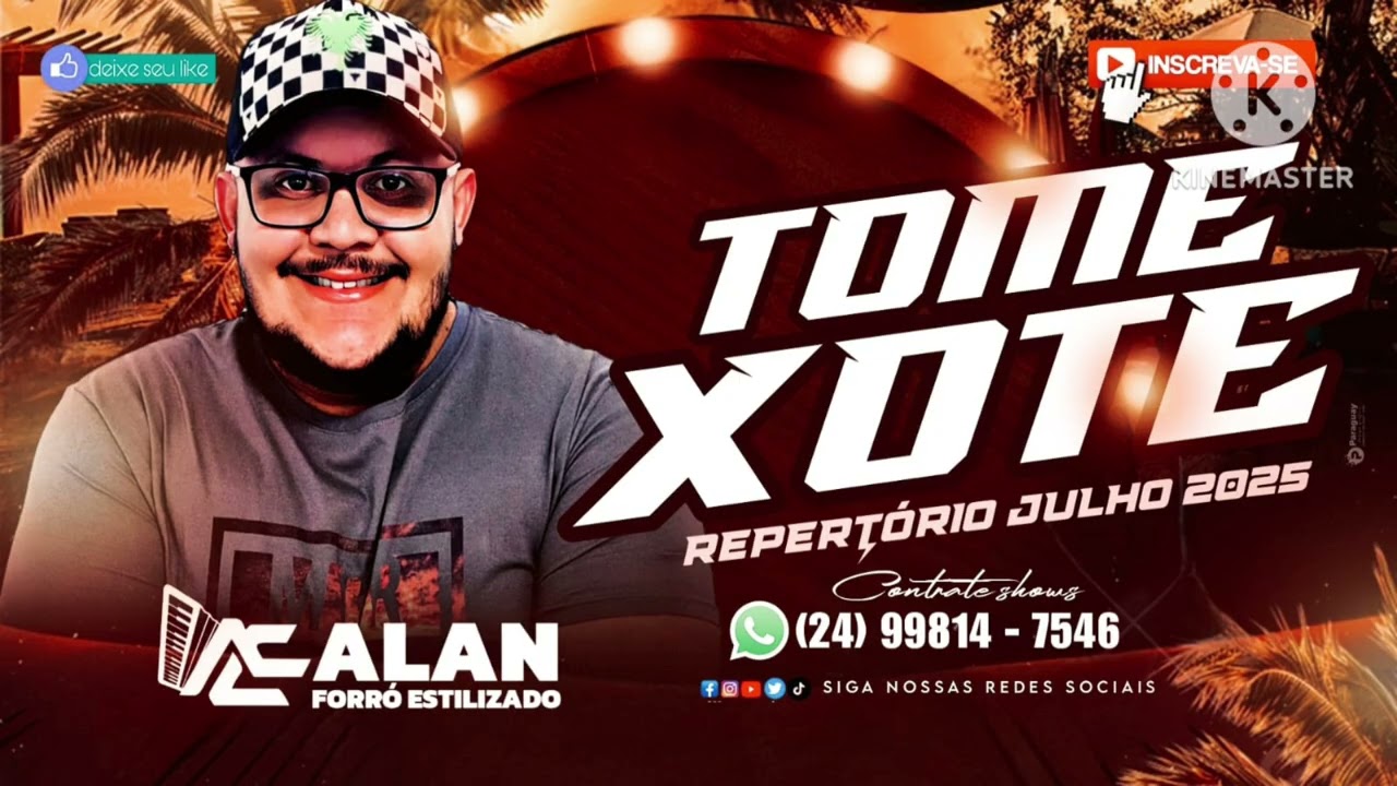 Tome xote ao vivo - Alan estilizado