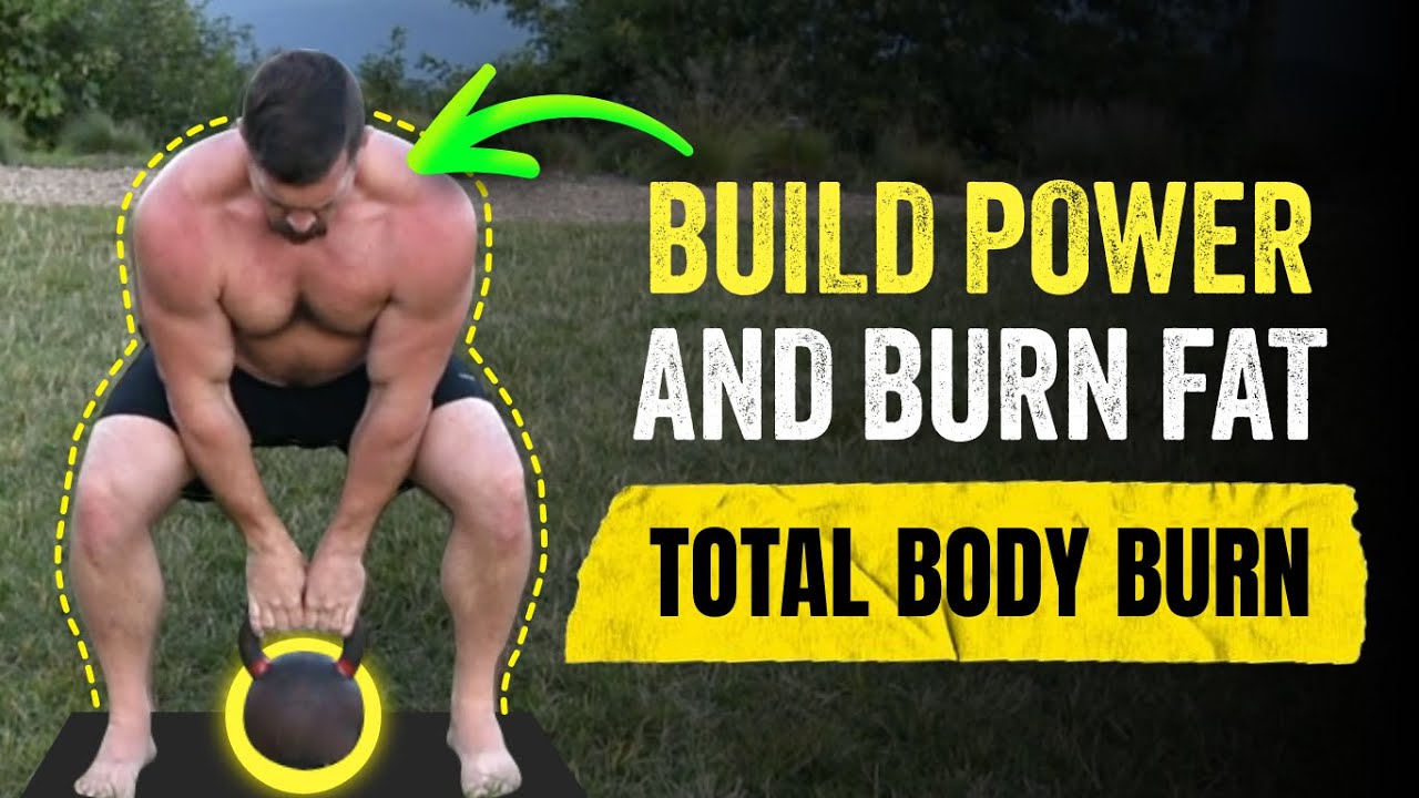 Build Total Body POWER and MUSCULARITY Single Kettlebell Power Circuit | Coach MANdler