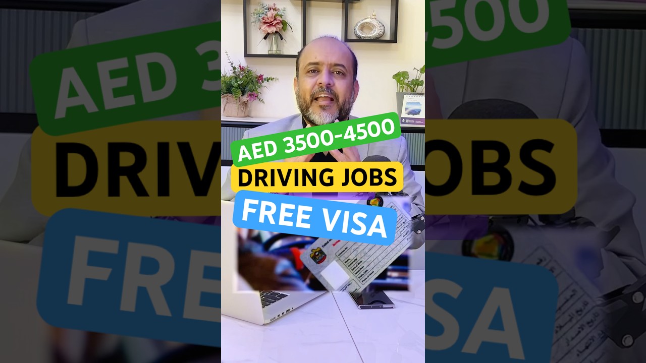 Driving Jobs in Dubai / Free Visa and Fixed Salary / #ansaridxb #dubaijobs