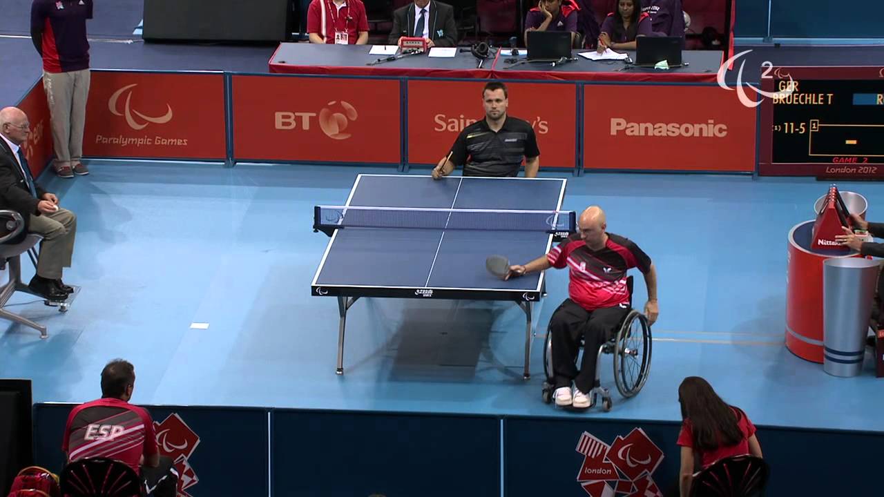 Table Tennis - GER vs ESP - Men's Singles Qualif. - Class 3 Group E -
London 2012 Paralympic Games