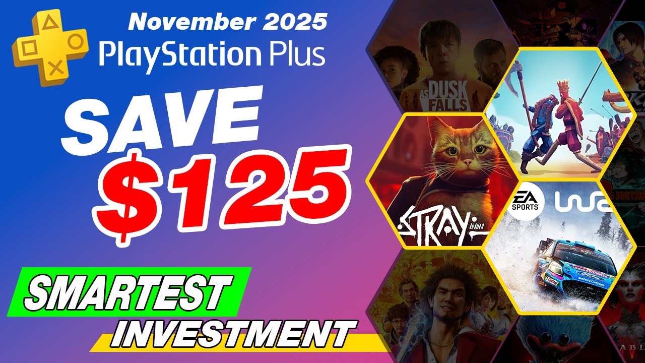 PS Plus November 2025 ROI Report | $14 In → $125 Out | Smart Entertainment Investment