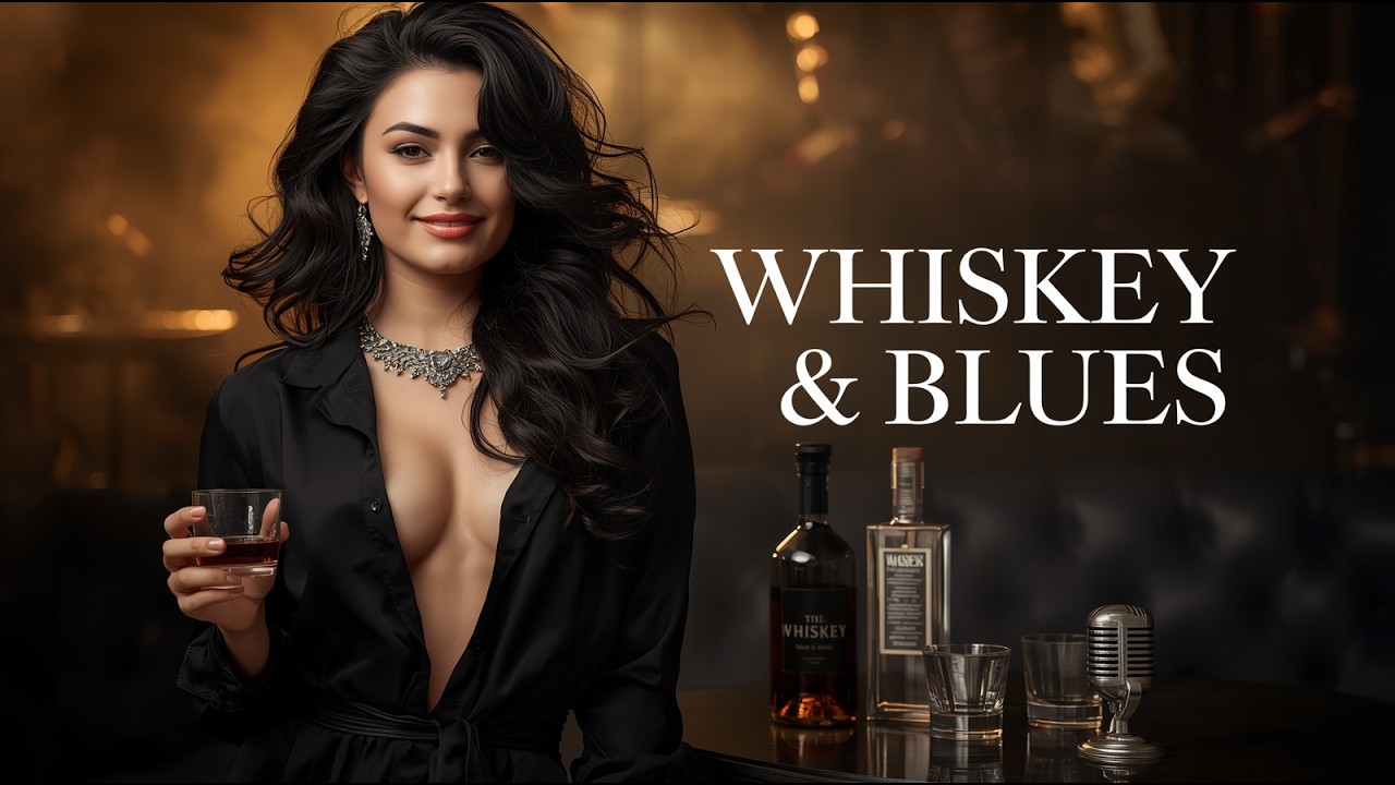 Slow Blues & Whiskey Nights 🌙 Calm Blues Music for Relaxation & Stress Relief