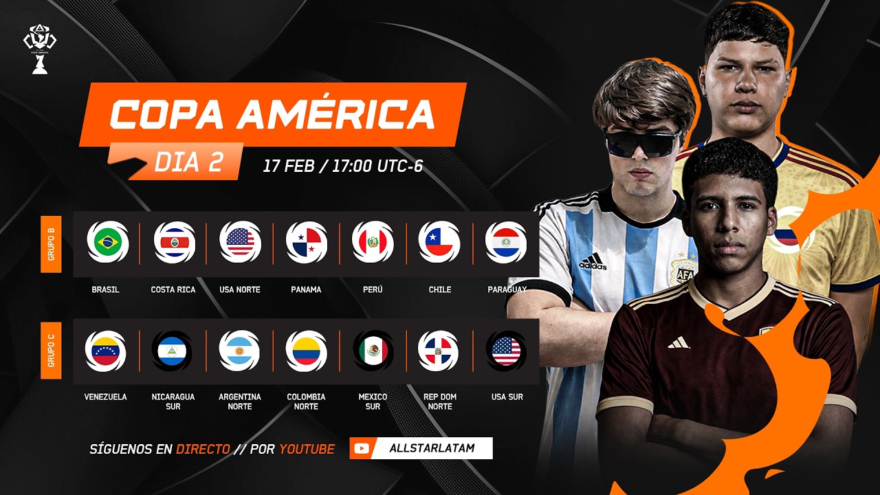 COPA AMERICA FREE FIRE 🏆❤️ Knockout Stage - DIA 2 🏆❤️ Grupos B vs C ❤️