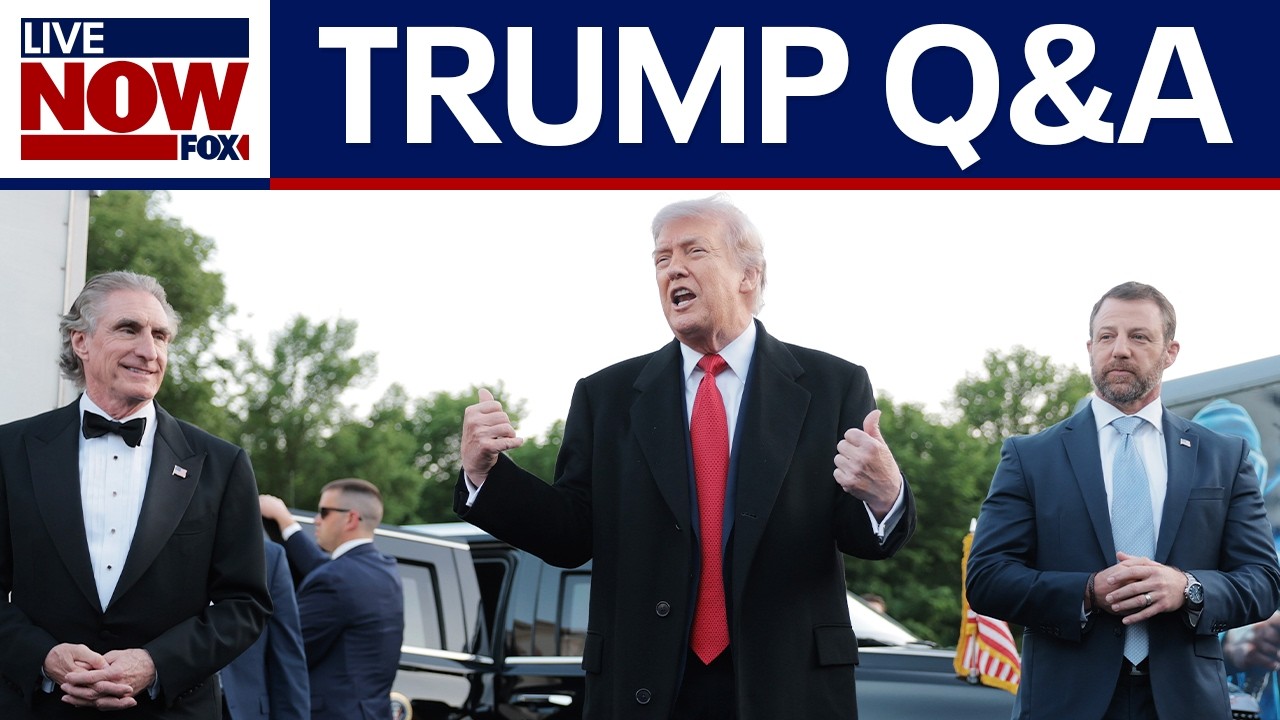 WATCH: Trump visits National Mall, takes questions on Iran