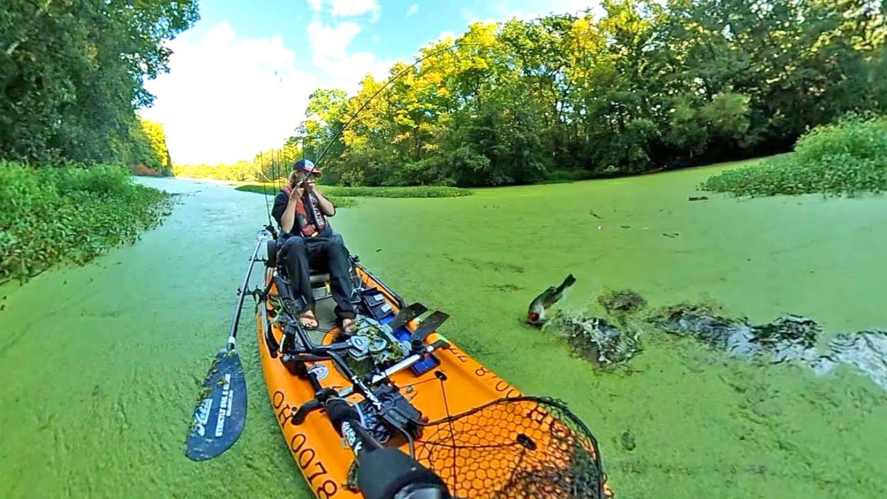 Topwater Frog Fishing Fail in my Kayak Fishing Tournament #fishing #frogfishing #topwater