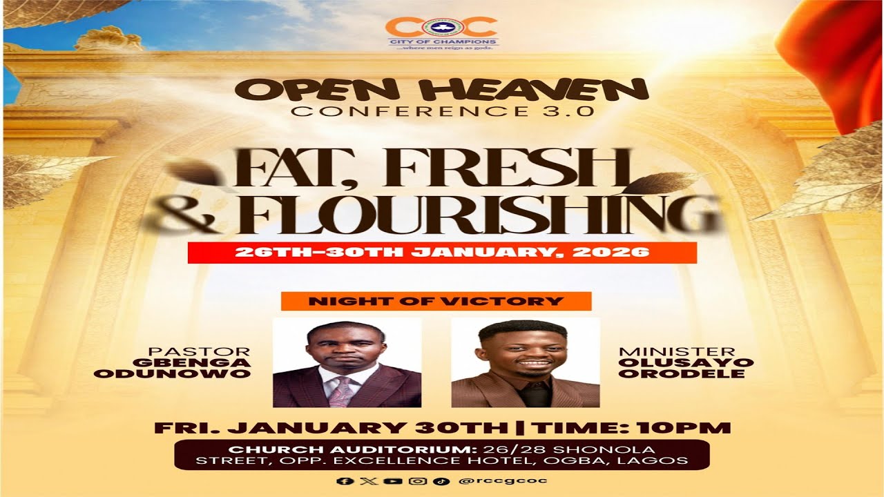 DAY 5  ||  OPEN HEAVEN CONFERENCE  || GRAND FINALE|  |  30TH JAN 2026