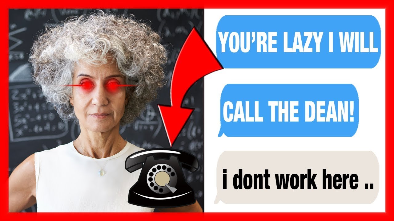 r/idontworkherelady - KAREN PROFESSOR FROM H&euro;LL! (Reddit IDontWorkHereLady)