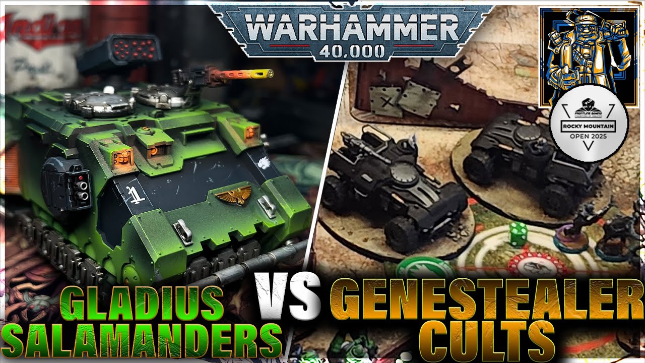 Salamanders (Gladius) vs. Genestealer Cults | Round 5 RMO 2025 | Warhammer 40k | (March 2025)