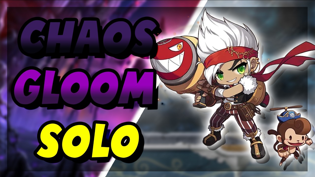 『GMS Kronos』59m CP Cannon Master Chaos Gloom Solo | Maplestory