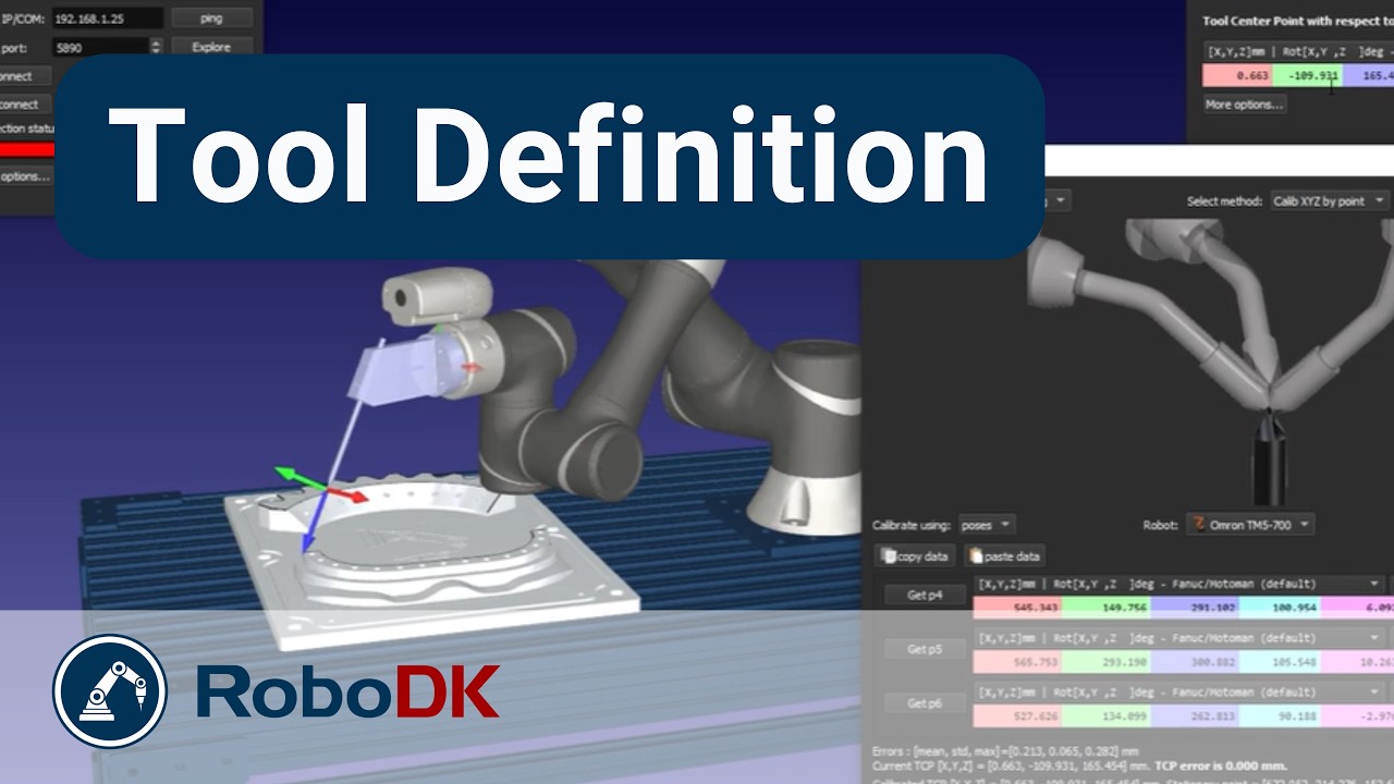 How to Define your Robot Tool (TCP) - RoboDK
