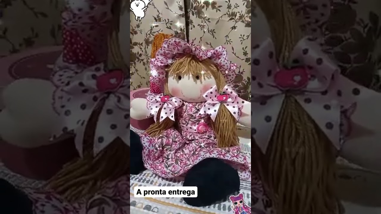 BONECA camponesa mimos da Marta