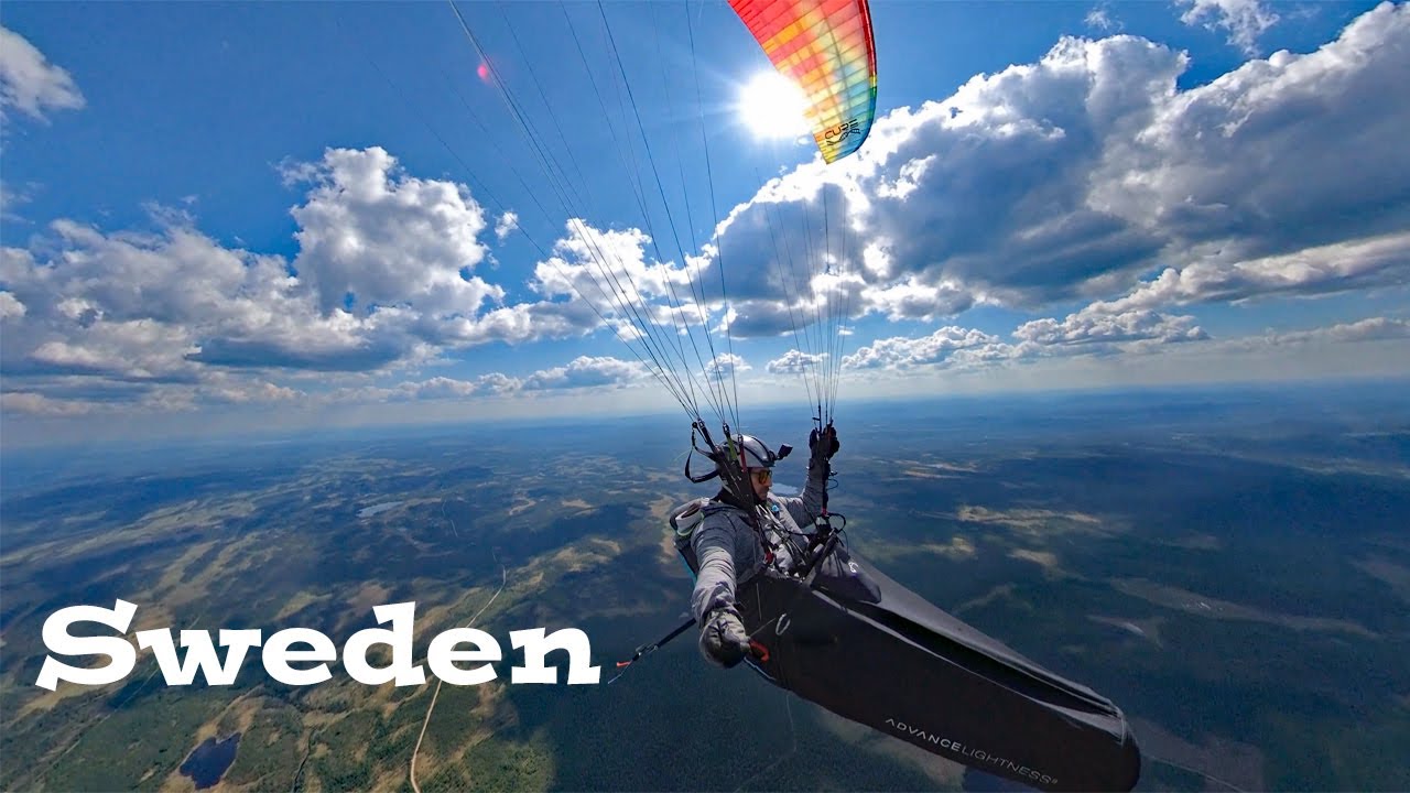 Paragliding Sweden Tallhed June 2020