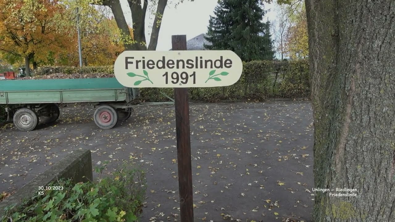 Friedenslinde zur Deutschen Einheit - Unlingen