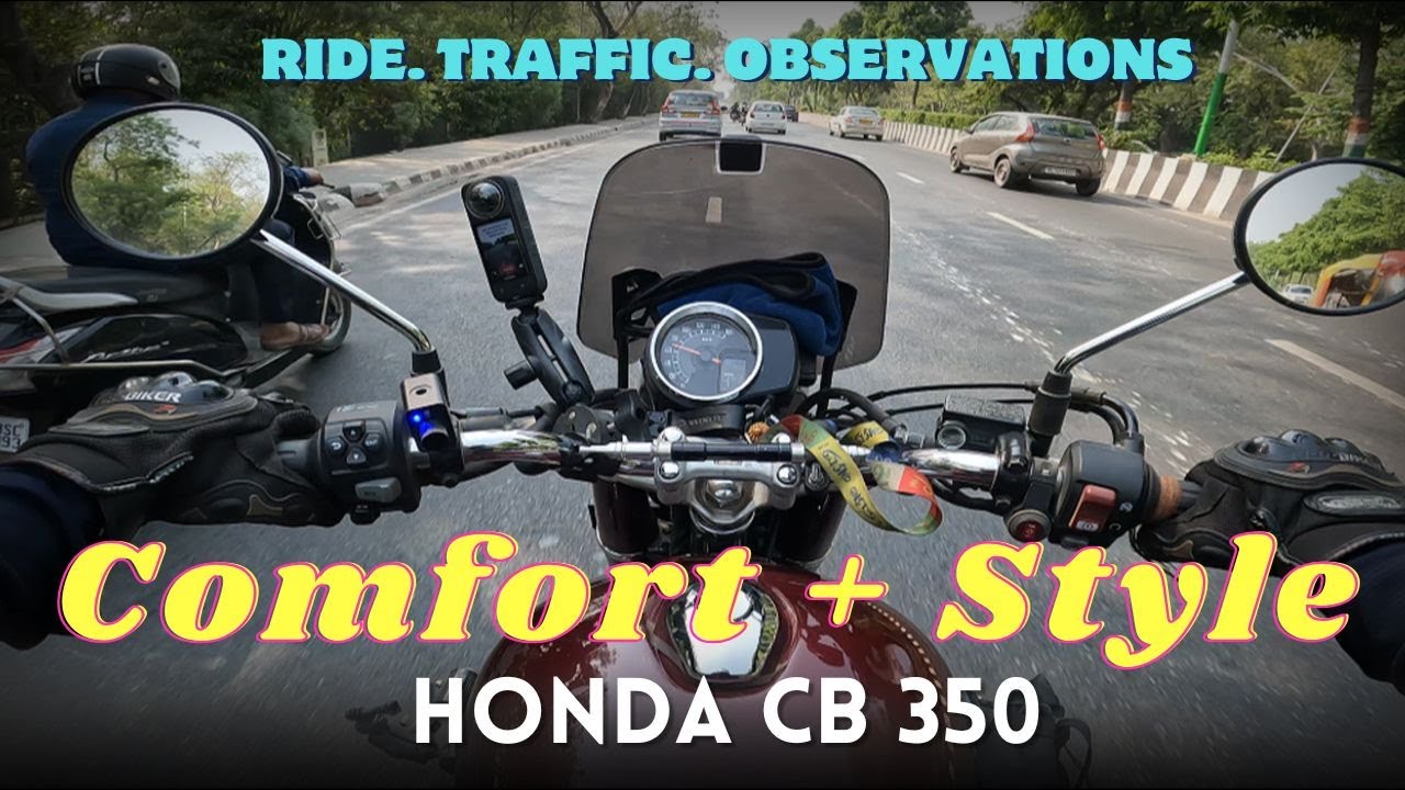 Comfort + Style = Honda CB 350 #DailyCommute, #OfficeRide, #HondaCB350, #TrafficDiaries