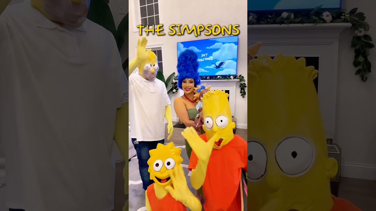The Mollettes transformed to The Simpsons Halloween 2024 🎃🧡