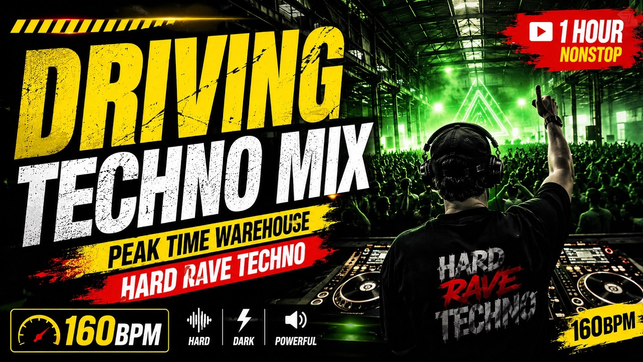 HYPERTECHNO SCHRANZ  | Dark Underground Club Vibes | 160 BPM