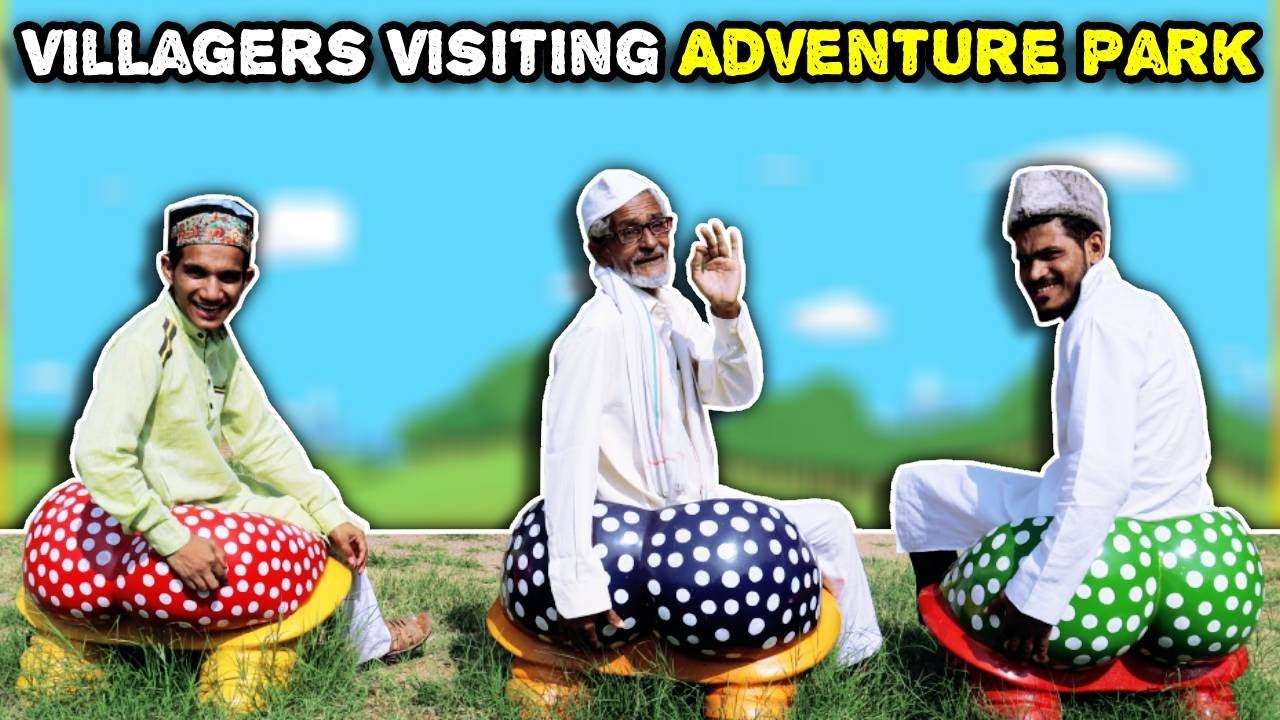 Villagers Visit Adventure Park For First Time ! Common Man Show