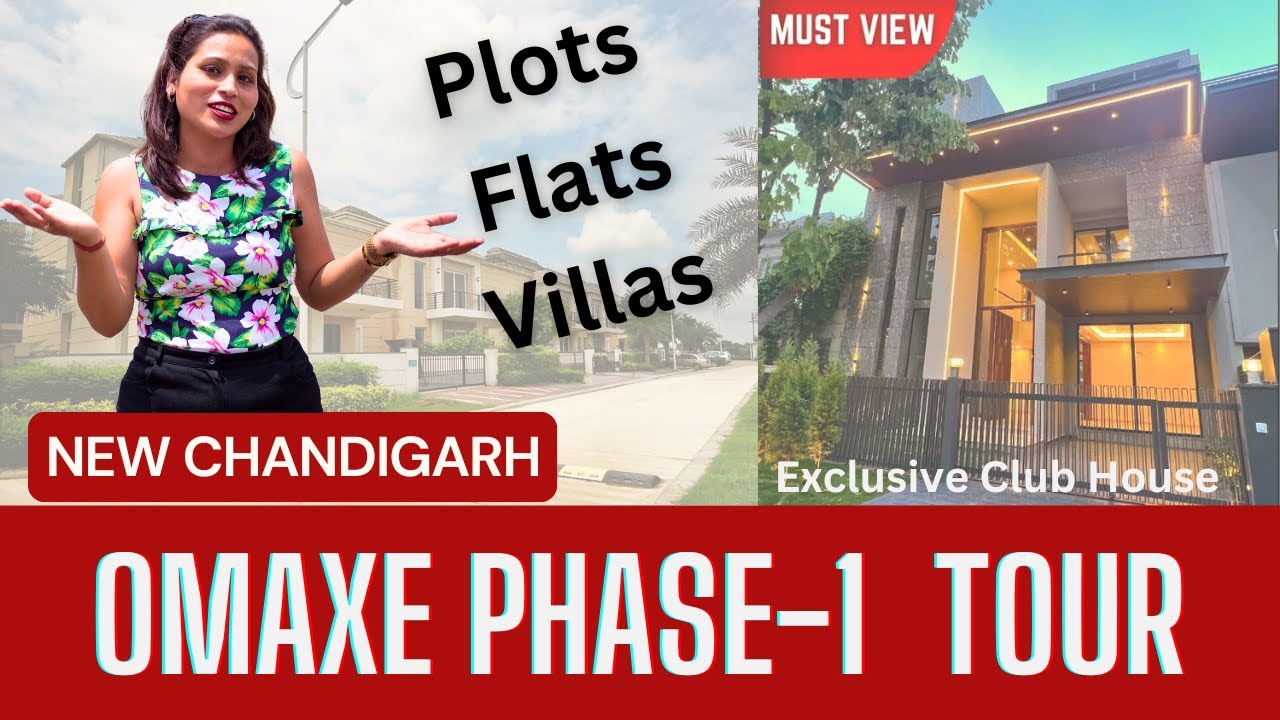 Omaxe Phase-1 New Chandigarh | Property Tour | Plots, Flats and Luxury Villas #home