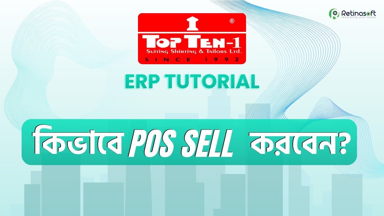 How to sell in POS using Top Ten ERP Software
