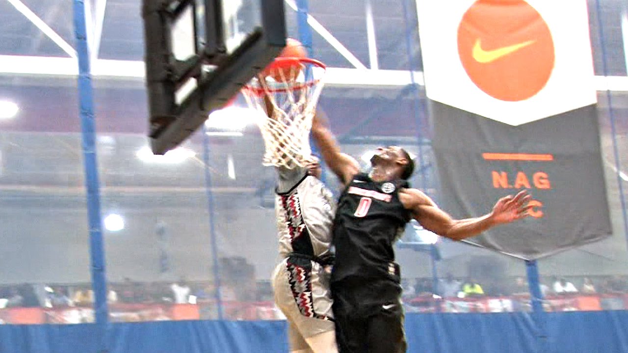 Blake Harris Dunks on Billy Preston - Peach Jam 2016
